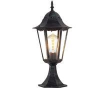 Lampada da terra rustica illuminazione da esterno ALU IP44 base lampada lanterna