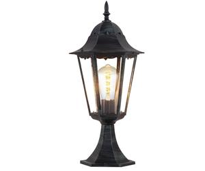 Lampada da terra rustica illuminazione da esterno ALU IP44 base lampada lanterna