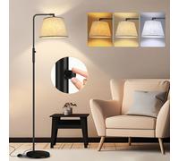 Lampada da Terra Salotto Piantana LED Dimmerabile Moderna con 360° Paralume 9W