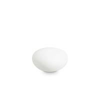 Piantana Moderna Sasso Materie Plastiche Bianco 1 Luce G9 3W 3000K Luce Calda