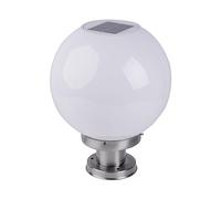 Lampada da terra solare a LED da 30 cm, in acciaio inox impermeabile, ideale per giardino, prato, patio e cancello, soluzione di illuminazione decorativa per esterni