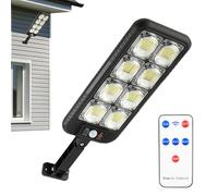 Lampada da terra solare, luci solari per parcheggio, lampada solare esterna migliorata, parcheggio telecomandato accende il crepuscolo all'alba, lampada da terra a induzione solare per parcheggio