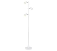 Lampada da terra Spot a 3 luci regolabile bianca Lampada da salotto H 154 cm