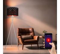 Lampada Da Terra Stativleuchte Tessile 3 Piedi Smart LED ALEXA GOOGLE RGB [EEK: F]
