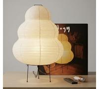 Lampada da Terra Stile Noguchi - Luce di Carta di Riso Giapponese - Lanterna Cinese - Lampara de Pie para Sala - Japandi Style