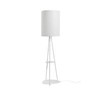 lampada da terra STONE Ø 46xh180 cm Struttura in metallo e ripiani portaoggetti verniciato BIANCO