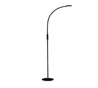 Lampada da terra telecomandata Soggiorno Lampada da comodino moderna camera da letto semplice Apprendimento Reading Lampada da terra per pianoforte (Color : Black)