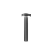 Piantana Moderna Tesla Alluminio Antracite 4 Luci 3W 3000K Luce Calda H60Cm