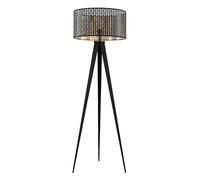 Lampada da terra 'Thoralf' colore Nero, in Metallo ad es. Soggiorno & Sala da pranzo (1 luce, E27) di Lindby | lampada da terra