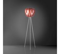 Lampada Da Terra Treppiede 1 Luce Queen Polilux Rosa Metallico D60 Made In Italy [EEK: A++]