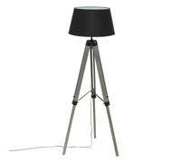 Lampada da terra treppiede nero Runo H145