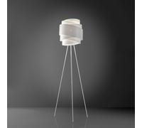 Lampada Da Terra Treppiedi 1 Luce Bea In Polilux Bianco D40 Made In Italy