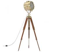 Lampada da terra VidaXL con treppiede 165 cm Oro