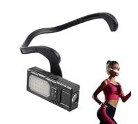 Lampada da testa da 1200 mAh ricaricabile a LED per attività all'aperto, design con gancio per l'orecchio, illuminazione a mani libere per escursioni, campeggio, corsa notturna, ciclismo, pesca