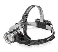 LAMPADA DA TESTA LED RICARICABILE TORCIA FRONTALE LED LUMINOSA 50000 LUMEN