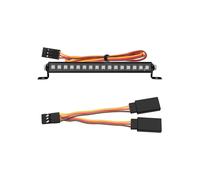 Lampada da Tetto con Barra Luminosa un 16 LED nel Metallo un 8 Modalità per Parti di Aggiornamento per Auto Cingolate RC TRX4M TRX4-M 1/18