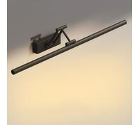 Lampada da toeletta lineare a LED, Regolabile, con Specchio, per armadietto, luci per Quadri, Braccio Girevole, apparecchio di Illuminazione per Bagno sopra Lo Specchio, lampade da Specchio per i