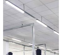 Lampada da vasca a LED 120 cm plafoniera per ambienti umidi ambienti umidi cantina officina officina illuminazione per ufficio IP65 6000K