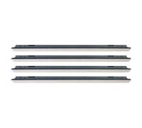 Lampada da vasca a LED, lampada da ingresso, plafoniera, lampada da garage, lampada per ambienti umidi, protetta contro i getti d'acqua, angolo del fascio L 150 cm, set da 4