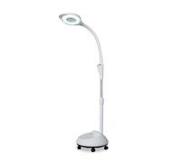 Lampada da Visita Medica, Lampada da Pavimento, Luce di Ispezione Mobile, Lampada Chirurgica a LED Altezza Regolabile, Ingrandimento Otto Volte