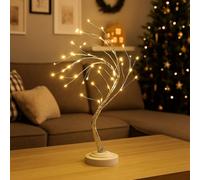Lampada decorativa albero bonsai da tavolo 108 mini LED uso interno a batteria