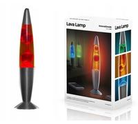 Lampada decorativa effetto lava e magma 25W rosso notte