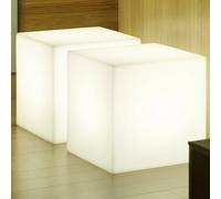 Lampada decorativa Newgarden Cuby a forma di cubo, altezza 32 cm Newgarden
