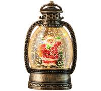 Lampada Decorazione Effetto Nevicata Vacanze con Manico Portatile e Luce LED