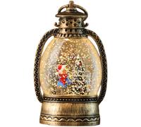 Lampada Decorazione Effetto Nevicata Vacanze con Manico Portatile e Luce LED