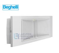 Beghelli Lampada emergenza ricaricabile LED 1499L 11W 8 ore 130 Lumen IP40 Parete/Incasso