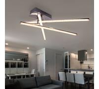 Lampada Design Plafoniera Kristallleuchte Orientabile 3 Fiamma LED