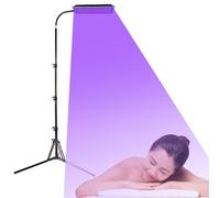 Lampada di abbronzatura per la casa, 45 W Lampada abbronzante Adatto per viso e corpo Lampada UV abbronzante con supporto regolabile e occhiali solari e lampade UV