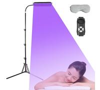 Lampada di abbronzatura per la Casa 45W 395nm Lampada Abbronzante per il Viso E il Corpo Supporto Regolabile Lampada UV Abbronzatura Con Protezione Occhi (A)