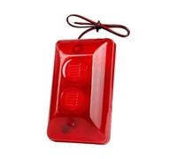 Lampada di avvertimento cablata, mini flash, 12 V, con suono Hi-115 dB -123