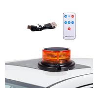 Lampada di avvertimento solare a scoppio, luce di sicurezza lampeggiante a LED solare, per fuoristrada, parcheggio, cantiere, notte, SUV, camper