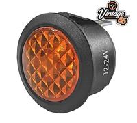 Lampada Di Avviso Ambra Durite Per Cruscotto Auto Classica Moto 12V / 24V LED