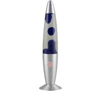 Lampada di Cera con Base in Metallo Volcano Lava Lamp Jellyfish Lamp Luci Decorative Creative, Blue, X