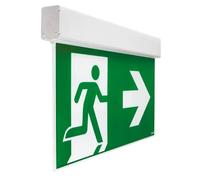 Lampada di emergenza a bandiera Beghelli Exit DF20M SA/SE RM LED