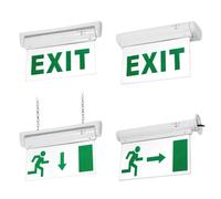 Lampada di Emergenza a Bandiera S.A. Autotest 4 installazioni in 1 Colore Bianco Freddo 6.000K