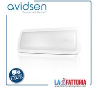 Lampada di emergenza a incasso 14 LED AVIDSEN