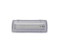 LEOFLA Lampada Di Emergenza Con 50 Led Completa Di Incasso E Batteria Luce Bianca 4W