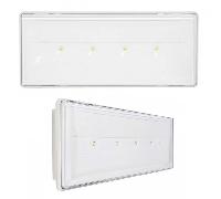 Lampada di emergenza led da parete beghelli 19501 18w ip42