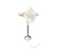 Lampada di energia per esperimenti scientifici con turbina eolica a spirale miniatura da 1 a 10 W, modello generatore vento solare bianco luce LED 320 mm