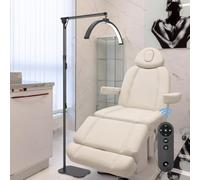 Lampada di estensione delle ciglia,Lampada a mezza luna 28in 36W,Lampadas per ciglia con testa regolabile a 360°,Luce laser professionale per bellezza,Tatuatori,Truccatori,Studios di bellezza,Cura