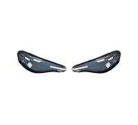 Lampada di illuminazione automatica compatibile con Alfa Romeo Giulia 2015-2022 Lente di copertura del faro dell'auto Guscio in vetro Paralume trasparente for faro anteriore(A Pair)