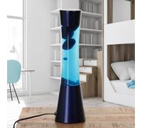 Lampada di lava blu, lampada decorativa, lampada retrò, idea regalo di Natale, G9 30 W con interruttore a cavo, lampadina inclusa, calmante, grande lampada di lava