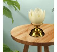 Lampada di loto a batteria Creativa colorata squisita luce del Buddha per la