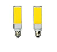 Lampada Di Mais 2Pc Lampadine Led E27 Lampada Di Mais Smd Cob Proiettore 180 Gradi Ac85 265V Luce Orizzontale 10W Bianco Caldo