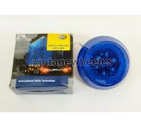 Lampada Di Marcatura Rotonda LED Singola Funzione GENUINA HELLA BLU 12V 80Mm