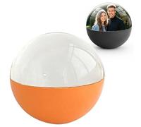 Lampada di memoria, sfera di cristallo personalizzata da 6,9 cm con display digitale, sfera luminosa con schermo elettronico, regalo personalizzato per anniversari, compleanni, matrimoni